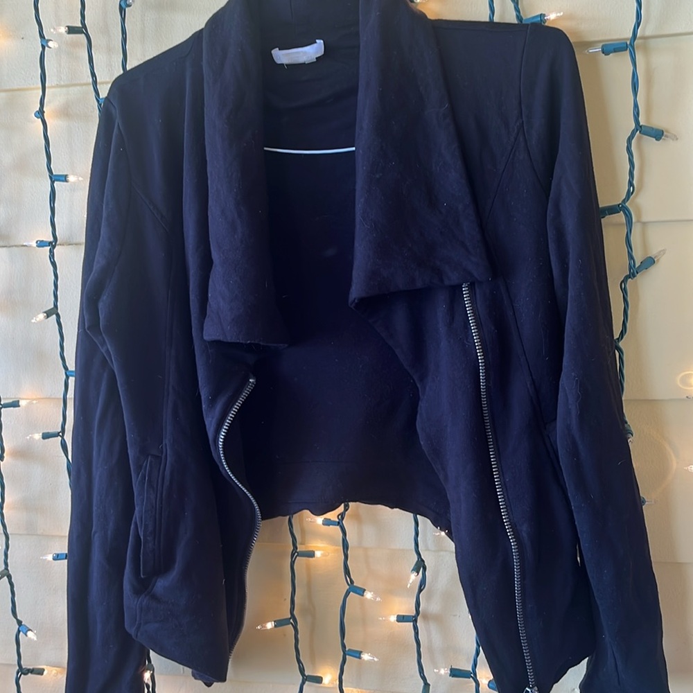 dahlia black jacket super soft